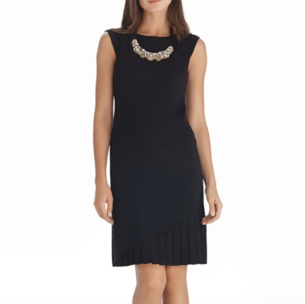 White House Black Market Asymmetrical Black Skirt